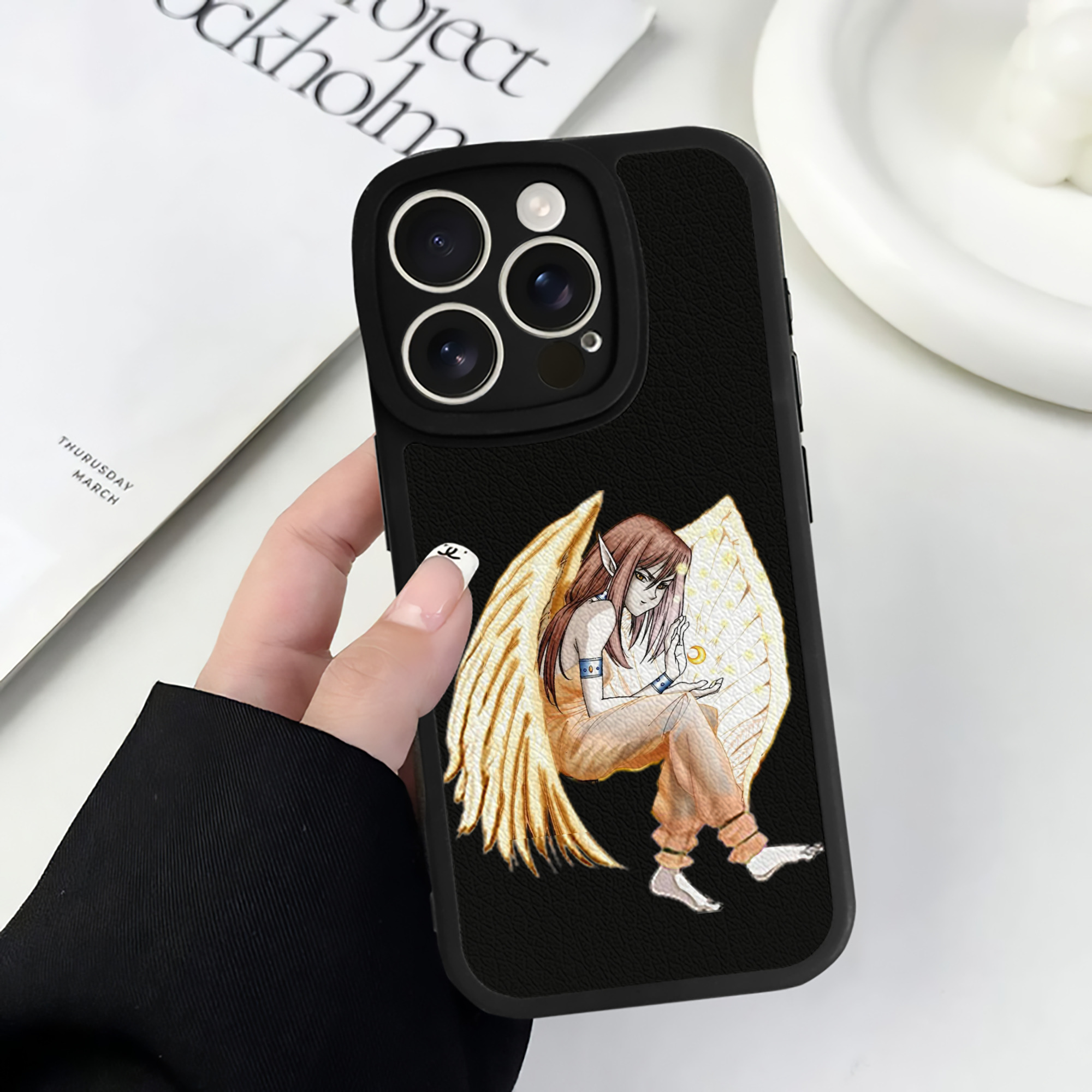 遊☆戯☆王 Yu-Gi-Oh! 【iPhone 16シリーズ対応】シリコンスマホケース（レザー調） 材質：シリコン